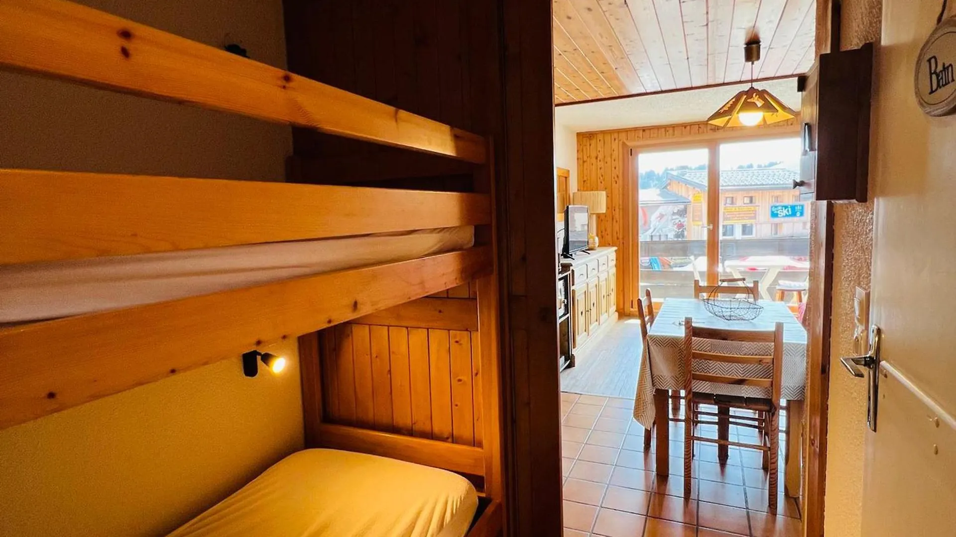 Apartamento Les Saisies - Studio Cabine Ensoleille Pour 4 Pers., Animaux Acceptes - Fr-1-293-164
